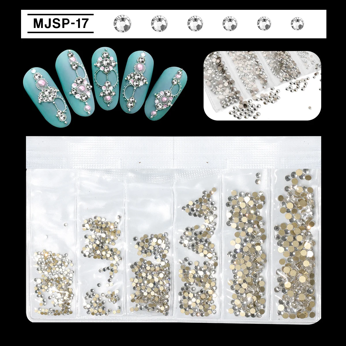 limegirl mixed nail art rhinestones resin gems spu891794738336 desc 20