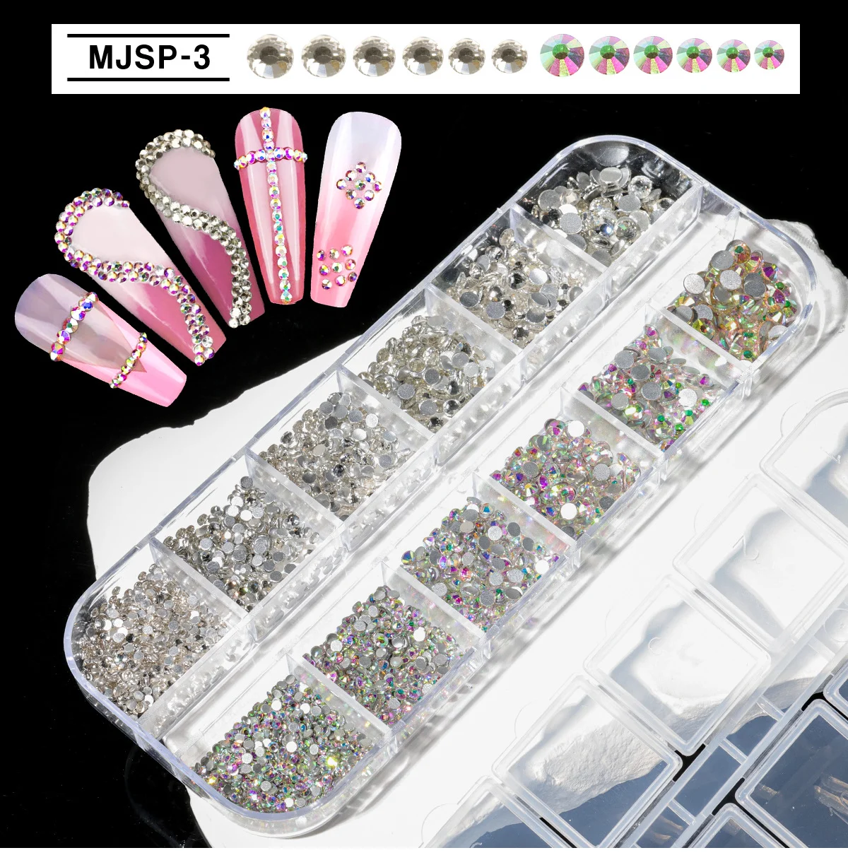 limegirl mixed nail art rhinestones resin gems spu891794738336 desc 7