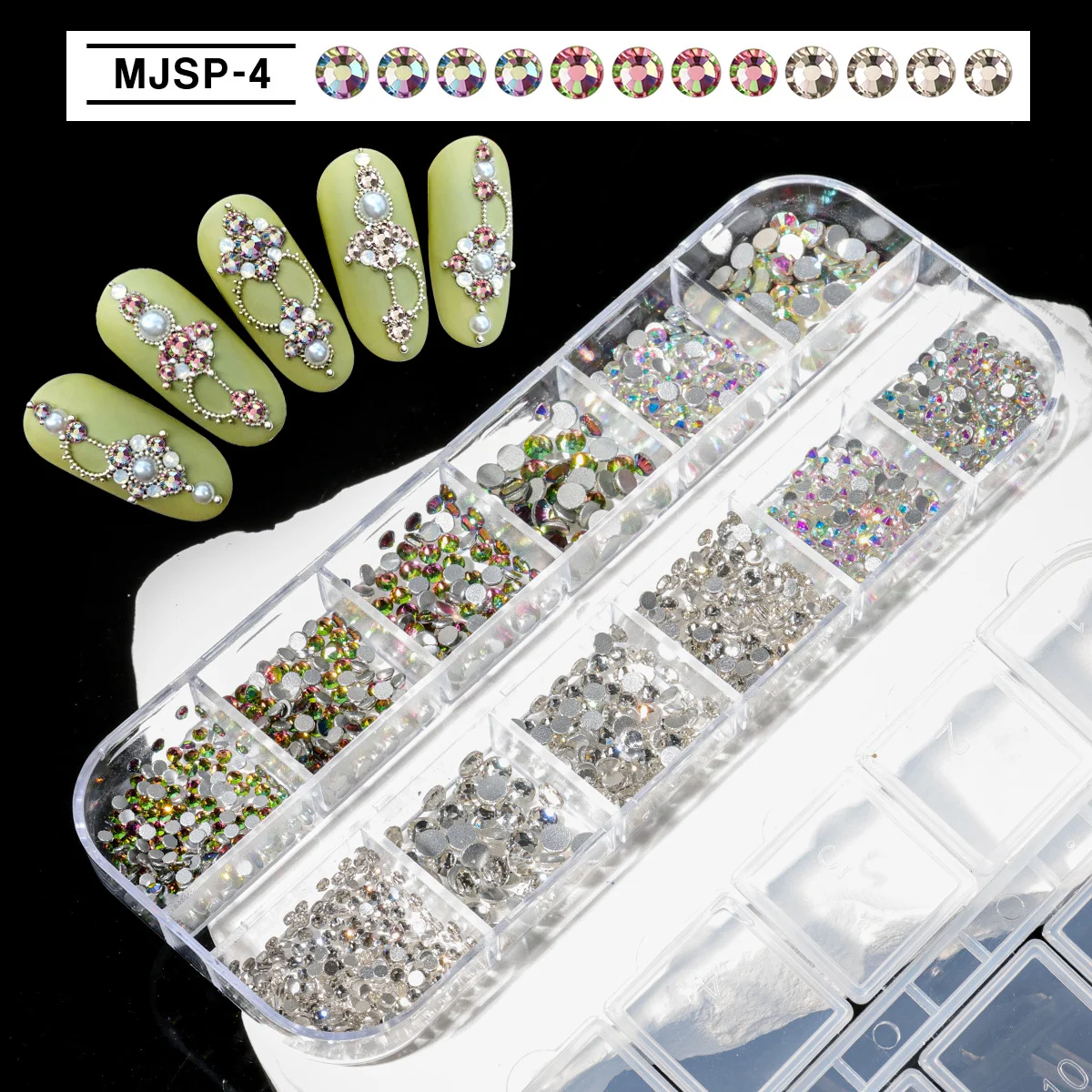 limegirl mixed nail art rhinestones resin gems spu891794738336 desc 8