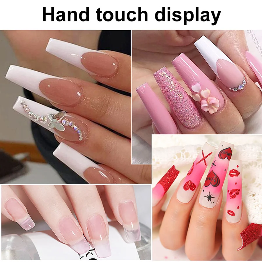Nail Art Kit with UV LED Lamp and 12 Colors Gel Polish - Limegirl Professional Manicure Set with 4 Colors Poly Extension Gel and Nail Drill Pen 16 limegirl nail art kit uv lamp gel polish spu995379117878 desc 16