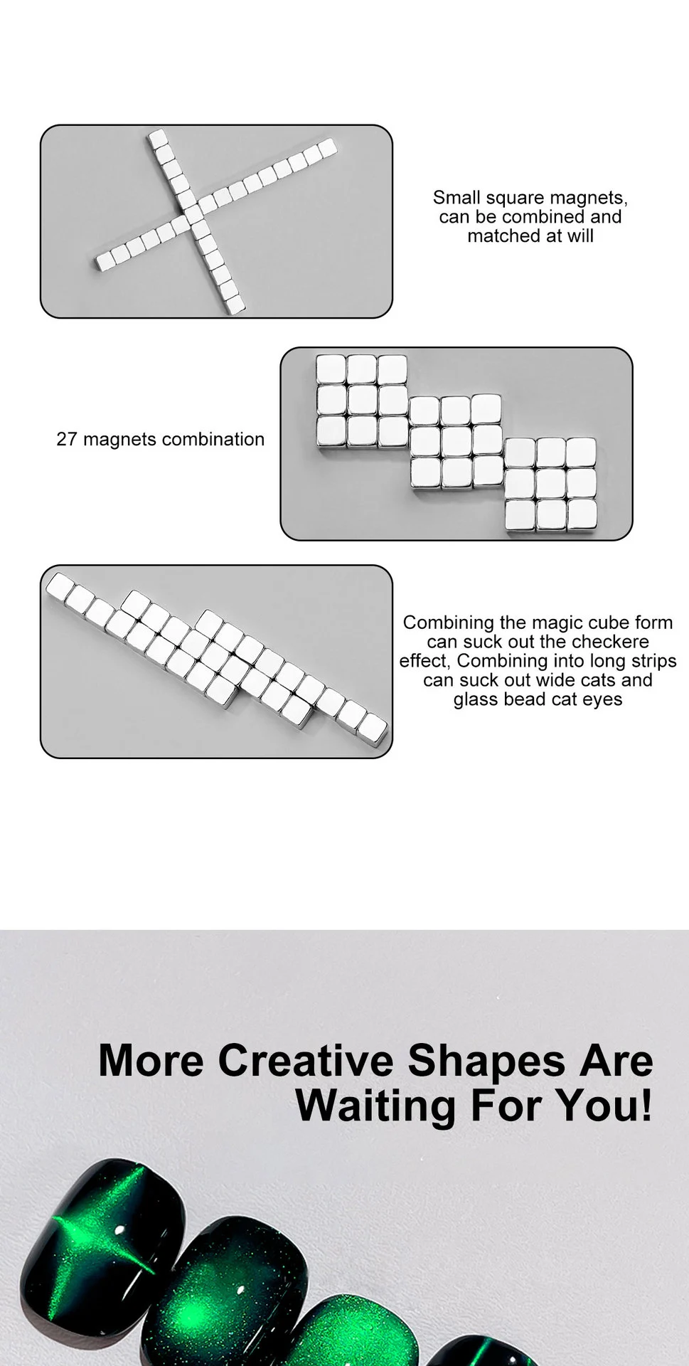 limegirl nail art magnet cube cat eye tool spu994329126785 desc 7