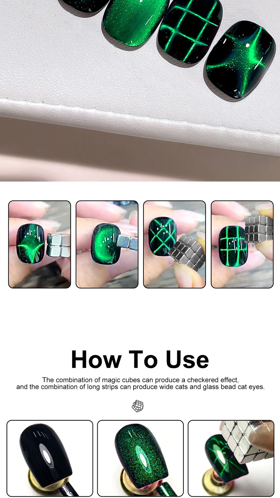limegirl nail art magnet cube cat eye tool spu994329126785 desc 8