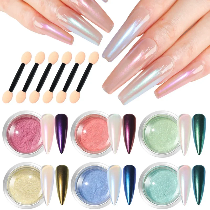 Limegirl Nail Chrome Powder Aurora Mirror Effect Spu1015431487160 5