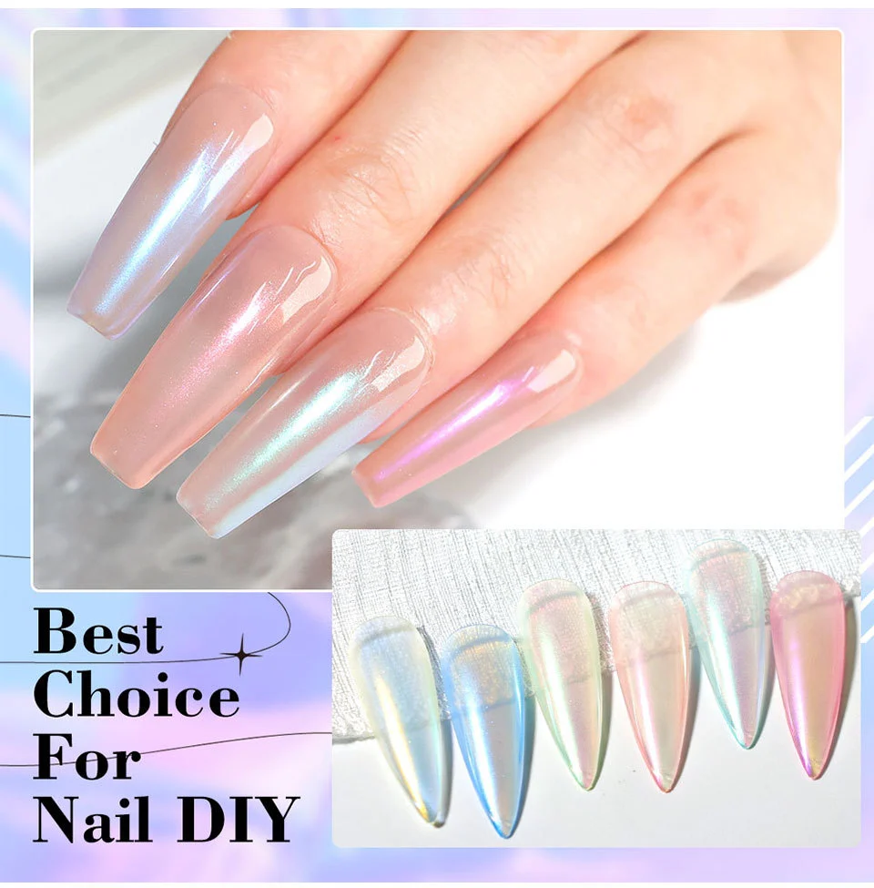 limegirl nail chrome powder aurora mirror effect spu1015431487160 desc 5