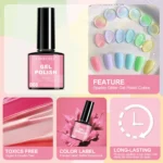 Limegirl Nail Gel Polish Kit Uv Light 26 Colors Spu1000169285535 5