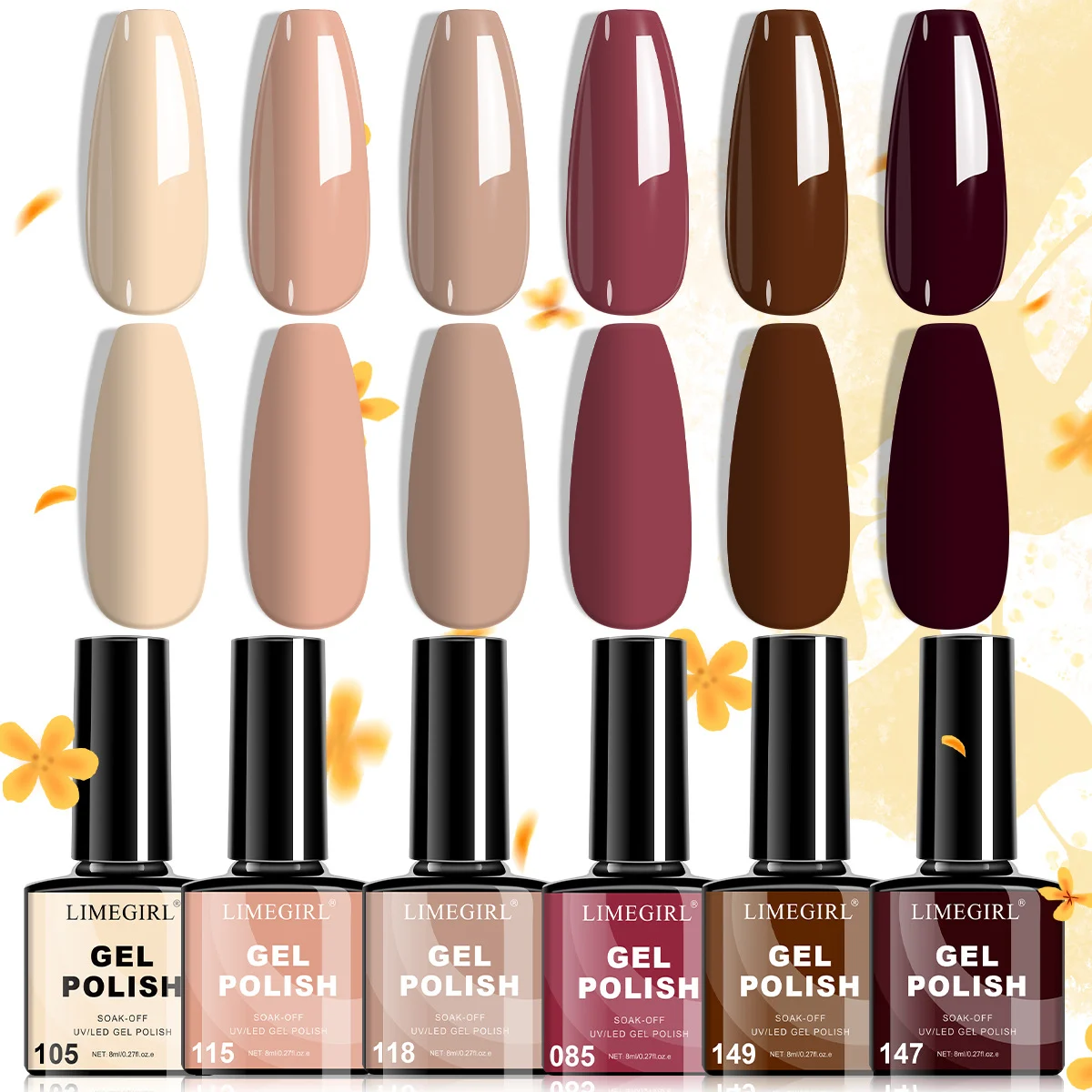 limegirl pink gel nail polish set spu934591212238 desc 1