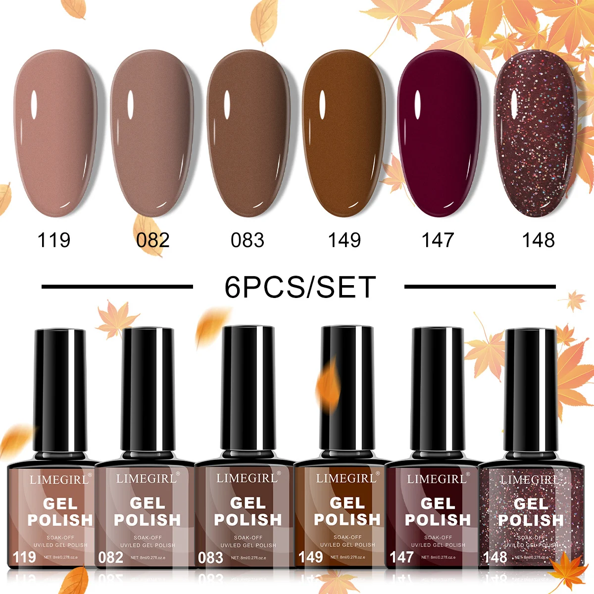 limegirl pink gel nail polish set spu934591212238 desc 7