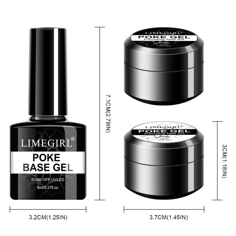 Limegirl Poke Gel Nail Art Shrinking Effect Spu988732295436 5