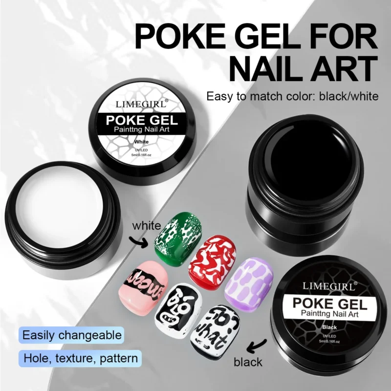 Limegirl Poke Gel Nail Polish Set Texture Art Spu995208000705 4
