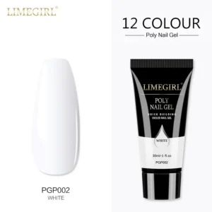 Limegirl Poly Nail Gel 30ml Quick Building Extension UV LED Acrylic Builder Gel for Nail Art Enhancements