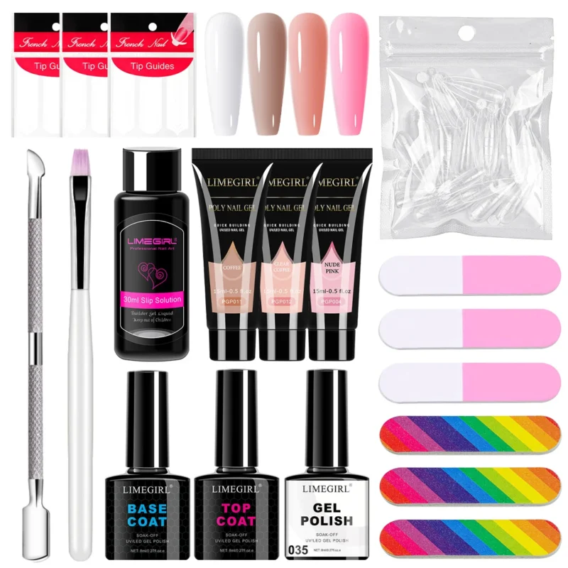 Limegirl Poly Nail Gel Kit Extension Set Spu1004622372176 2