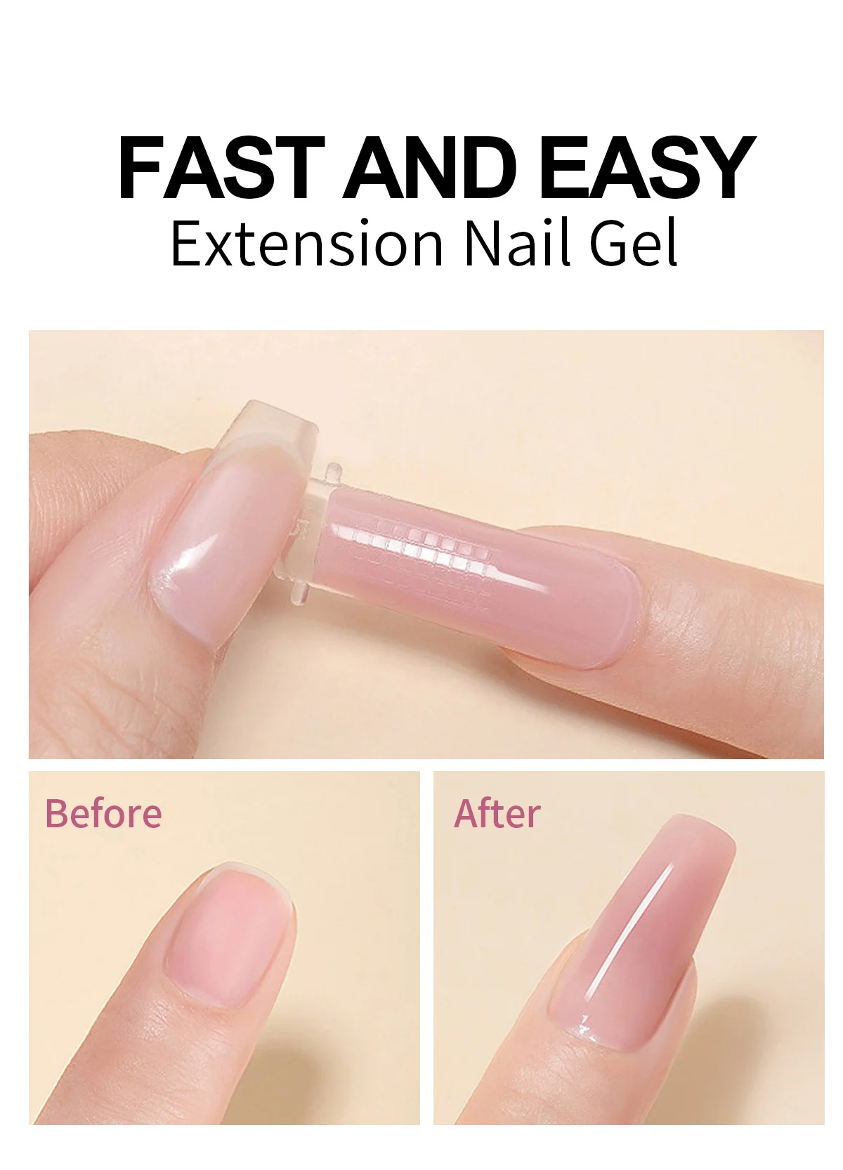 Poly Nail Gel Kit 3 Colors Nail Extension Set UV LED Builder Gel with Slip Solution Professional Manicure Tools 2 limegirl poly nail gel kit extension set spu998881548727 desc 2