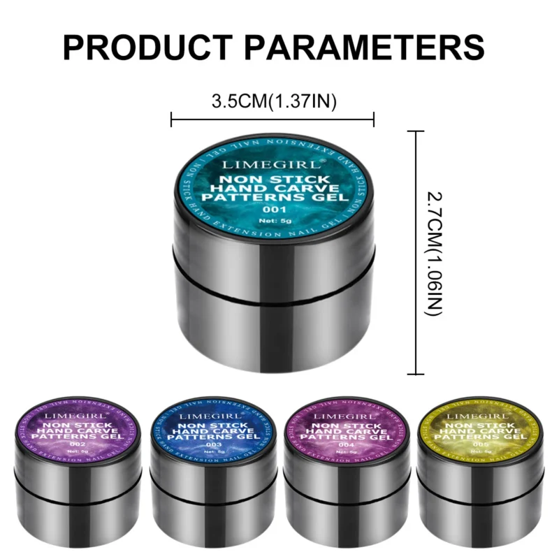 Limegirl Solid Builder Gel 3d Carving Nail Extension Spu898089898077 5