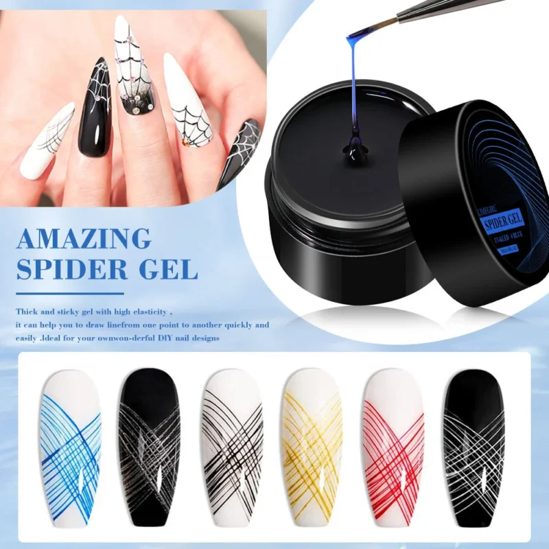 Limegirl Spider Gel Nail Art Wire Polish Spu803182650104 3