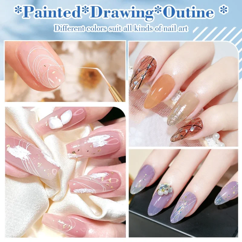 Limegirl Spider Gel Nail Art Wire Polish Spu803182650104 4