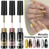 3-Piece Metallic Spider Line Gel Set