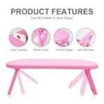 Nail Arm Rest for Manicure Foldable Leather Hand Pillow Professional Russian Style Desktop Support for Nail Lamp