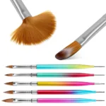 Nail Art Brush Set Dual Ended 5pcs Spu827555817651 5