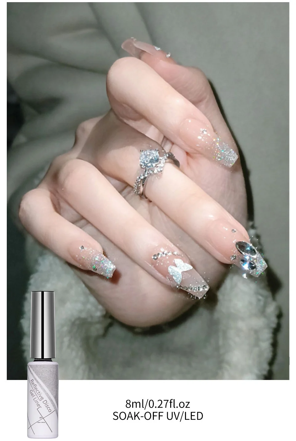 Nail Art Gel Liner Set Limegirl 12 Colors High Saturation Painting Spider Gel for DIY Manicure Designs 13 nail art gel liner set limegirl spu1011151379192 desc 13