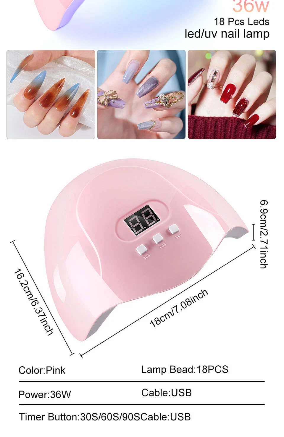 nail art starter kit uv lamp set spu895520515445 desc 9