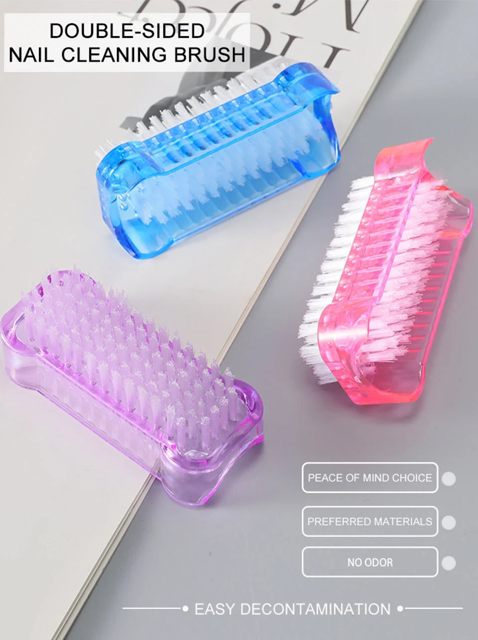 Nail Dust Brush for Acrylic Nails Cleaning Soft Bristle Manicure Tool 4 nail dust brush manicure cleaner spu997084070029 desc 4