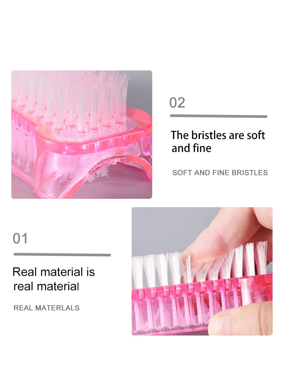 Nail Dust Brush for Acrylic Nails Cleaning Soft Bristle Manicure Tool 5 nail dust brush manicure cleaner spu997084070029 desc 5