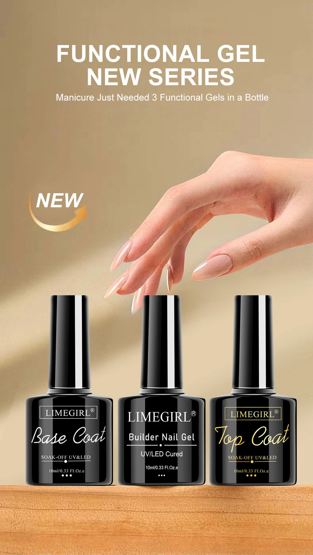 nail gel polish set limegirl 3pcs spu902286097781 desc 23