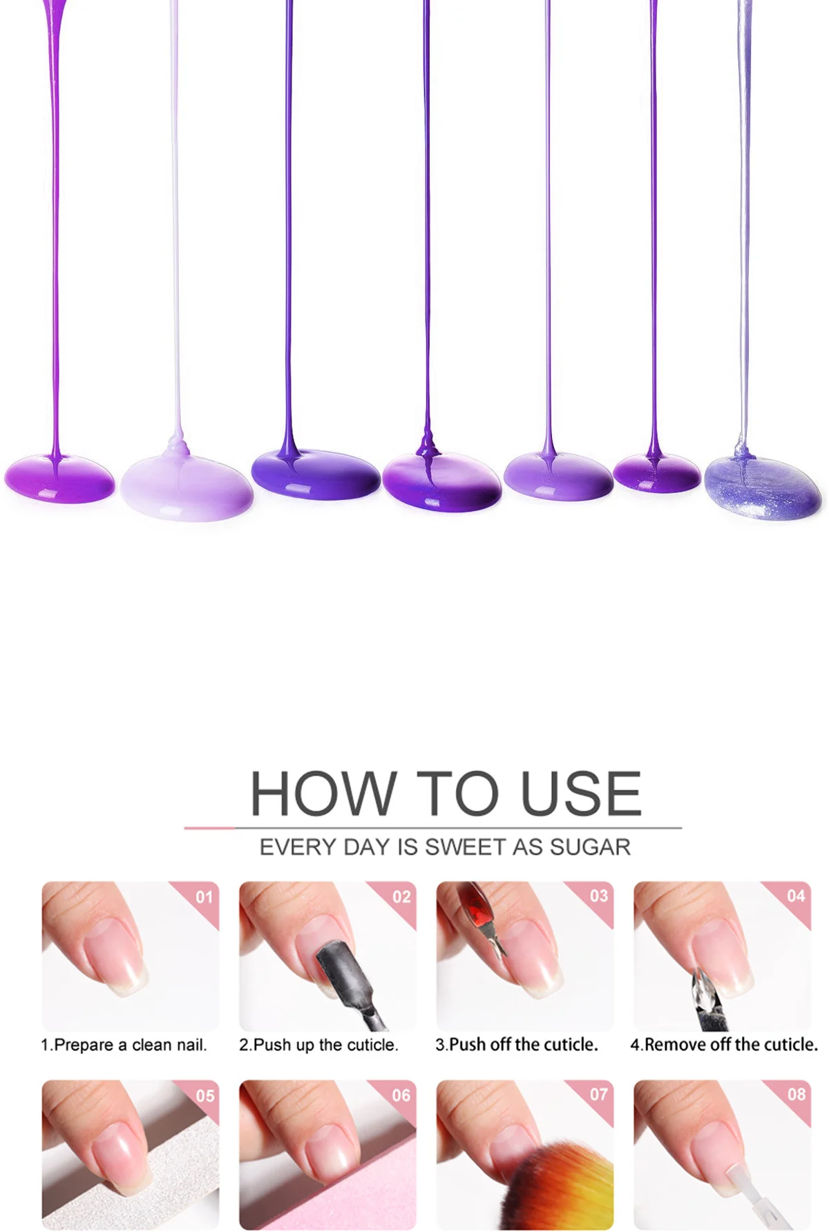 nail gel polish set limegirl 8 colors spu1000299344949 desc 5