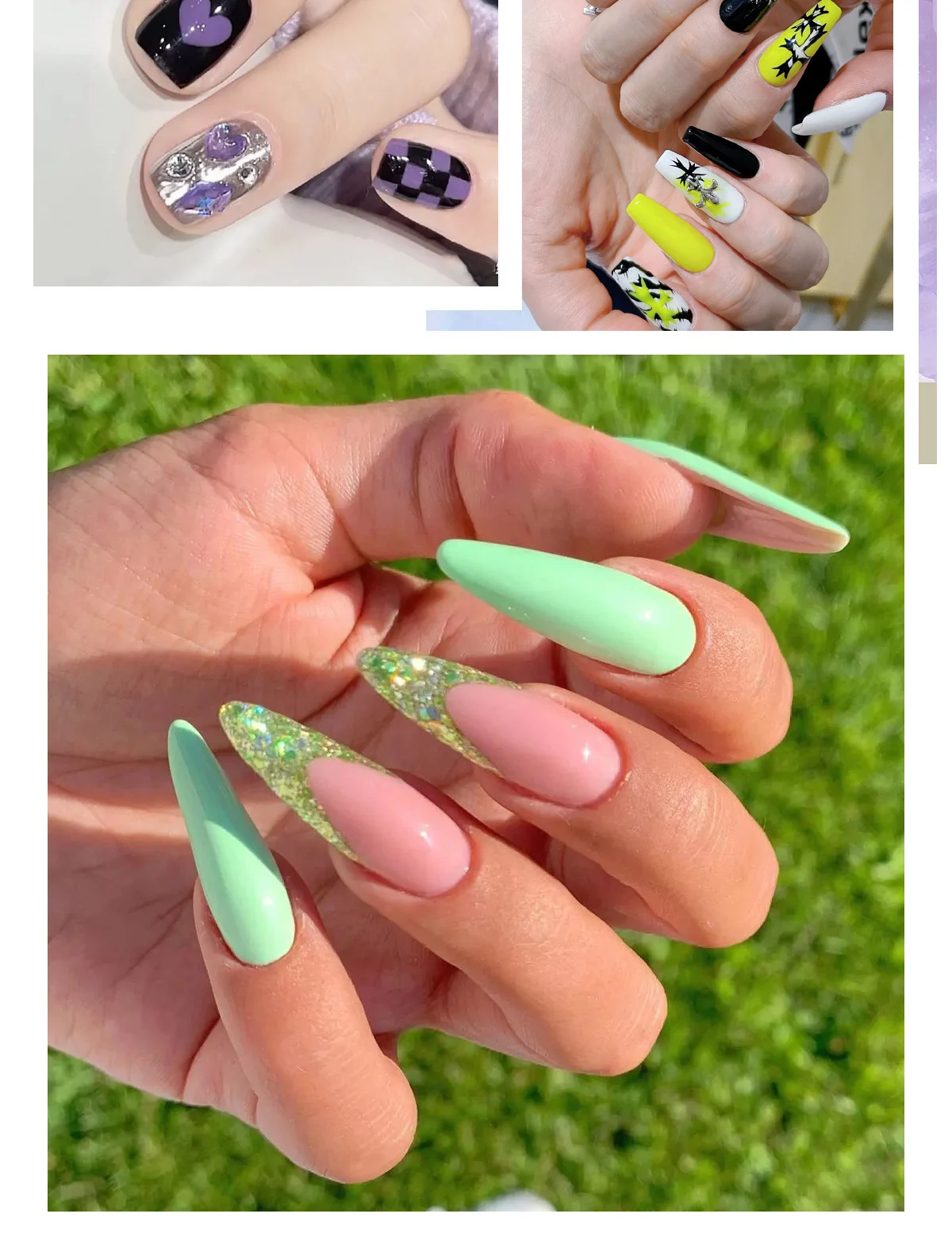 nail gel polish set limegirl 8 colors spu1000299344949 desc 7