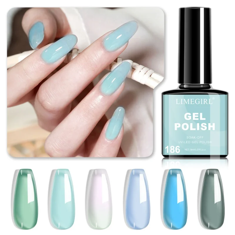 Nail Gel Polish Set Sheer Jelly Spu1013830622895 2