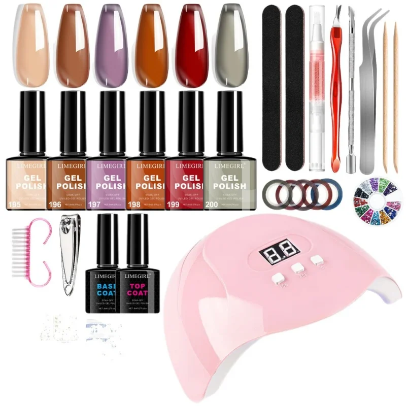 Nail Kit Uv Light Drill Manicure Set Spu942967681450 6