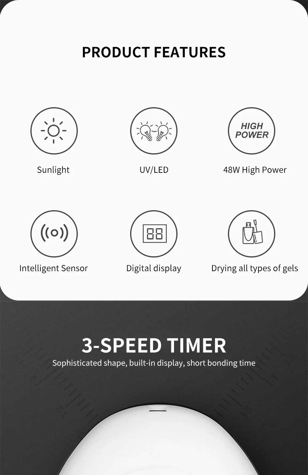 nail lamp uv led 48w fast drying spu946621314319 desc 2