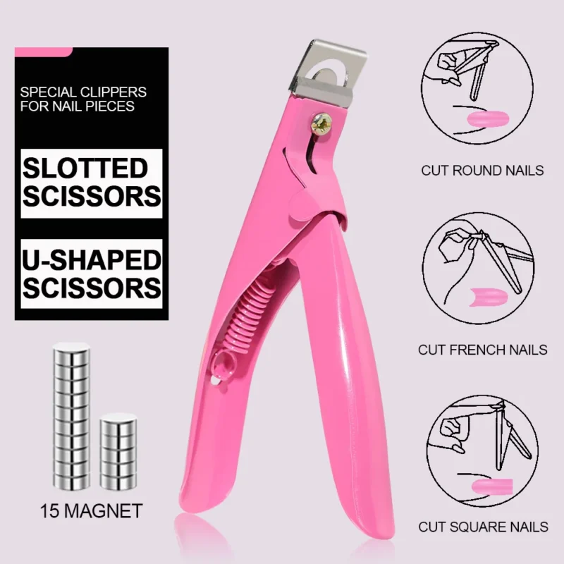 nail-tip-cutter-u-shaped-trimmer-spu842672340553-1 Nail Tip Cutter U-Shaped Professional Acrylic Nail Trimmer for False Extension Styling