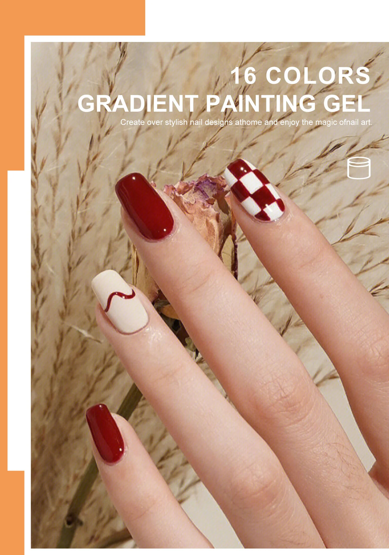 Ombre Gel Polish for Gradient Nail Art LIMEGIRL 7-in-1 No-Wipe Painting Gel 1 ombre gel polish gradient nail art spu946026735421 desc 1