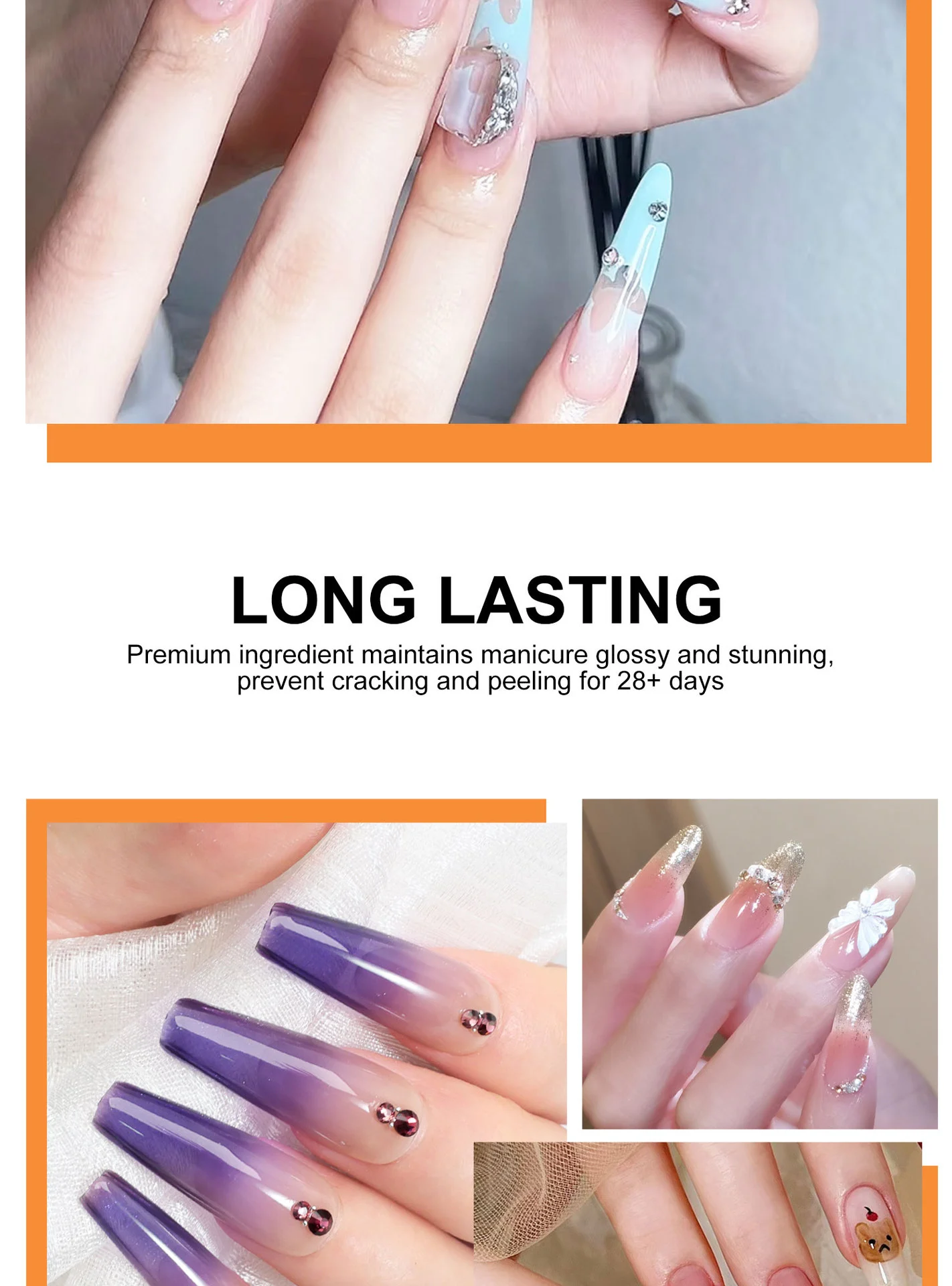 Ombre Gel Polish for Gradient Nail Art LIMEGIRL 7-in-1 No-Wipe Painting Gel 5 ombre gel polish gradient nail art spu946026735421 desc 5