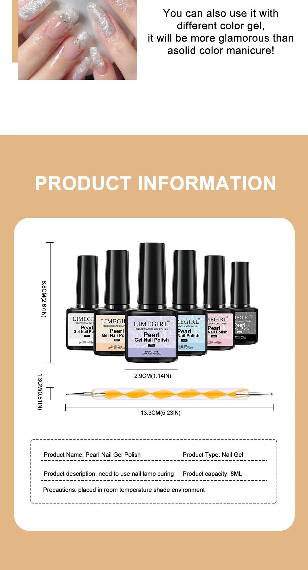 pearl thread shell gel nail polish spu825436963142 desc 8