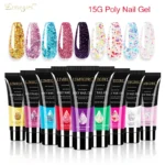 Poly Nail Gel Extension Kit Diamond Glitter Spu646022852929 2