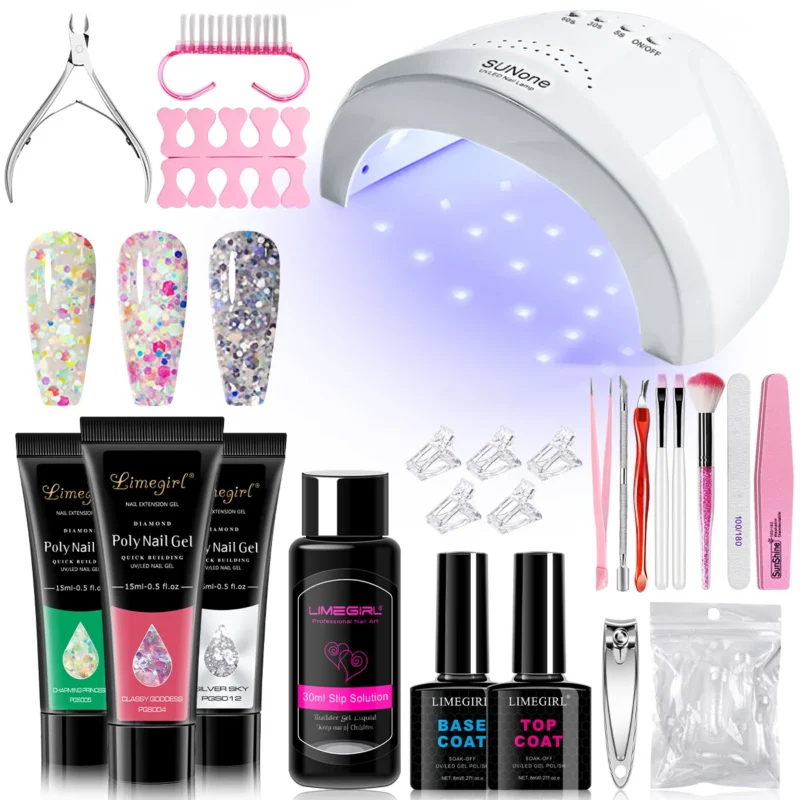 Poly Nail Gel Extension Kit Uv Lamp Spu1016592507744 2