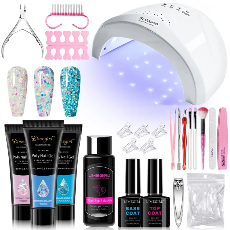 Poly Nail Gel Extension Kit Uv Lamp Spu1016592507744 3