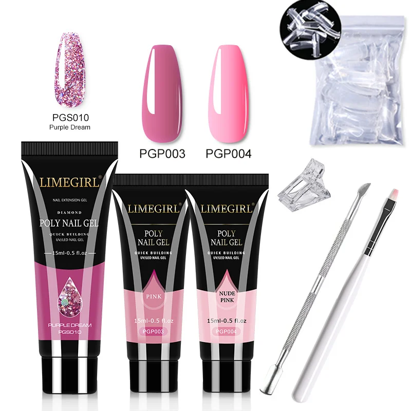 poly nail gel kit extension set spu714555313547 desc 10