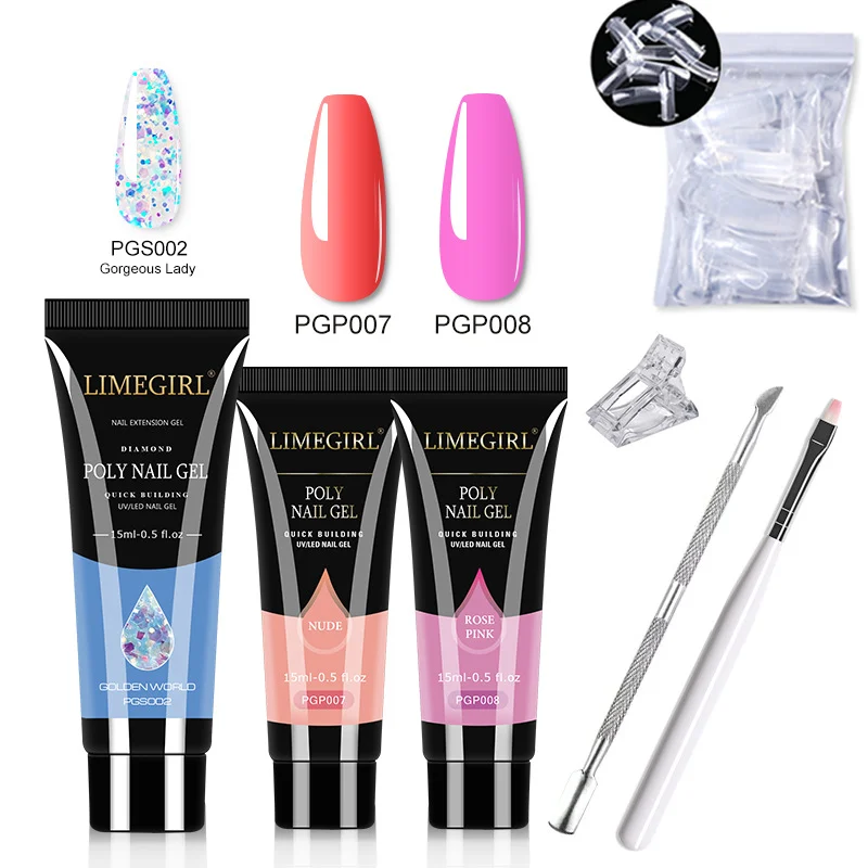 poly nail gel kit extension set spu714555313547 desc 2