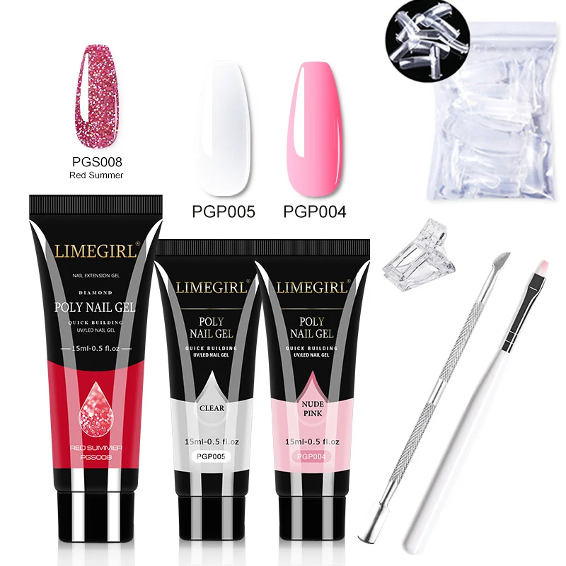 poly nail gel kit extension set spu714555313547 desc 8