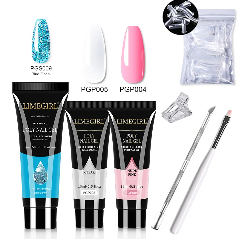 poly nail gel kit extension set spu714555313547 desc 9