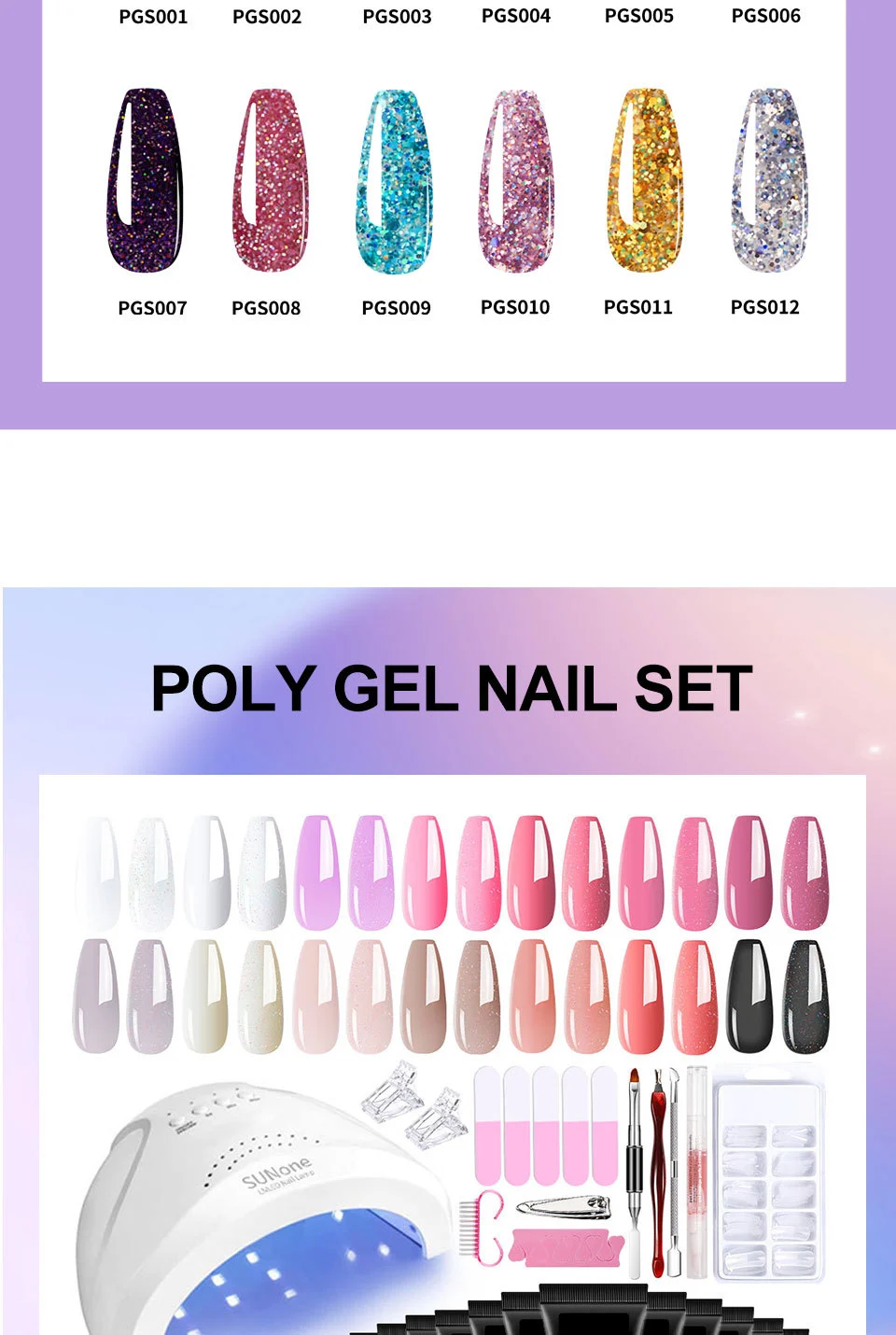 poly nail gel kit extension set spu810373389471 desc 3