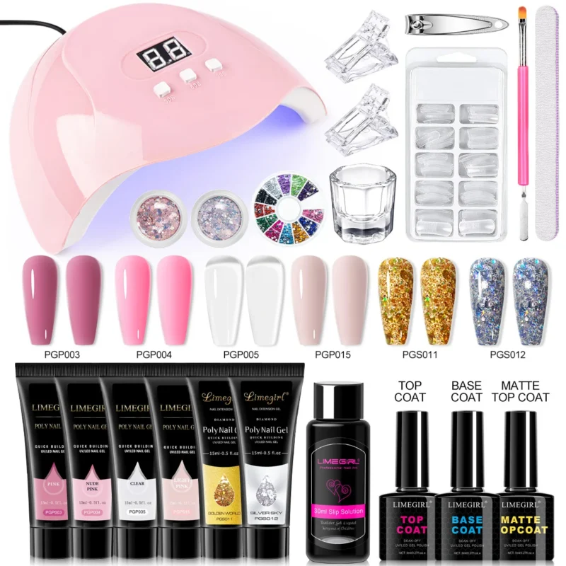 Poly Nail Gel Kit Extension Set Spu999359890307 3