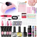 Poly Nail Gel Kit Limegirl All In One Manicure Set Spu1018559253583 2