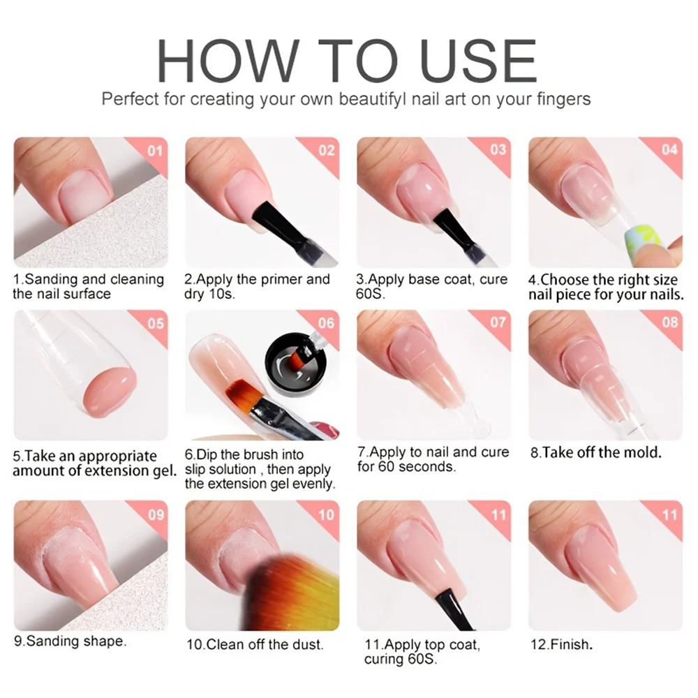 poly nail gel kit limegirl all in one manicure set spu1018559253583 desc 10