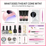 Poly Nail Gel Kit Uv Lamp Extension Set Spu981496136027 3