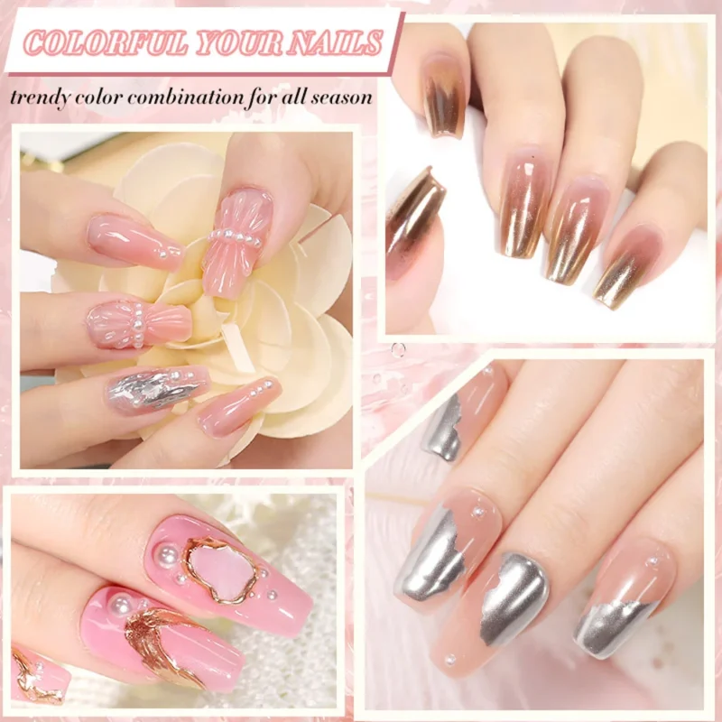 Poly Nail Gel Kit Uv Lamp Extension Set Spu981496136027 5