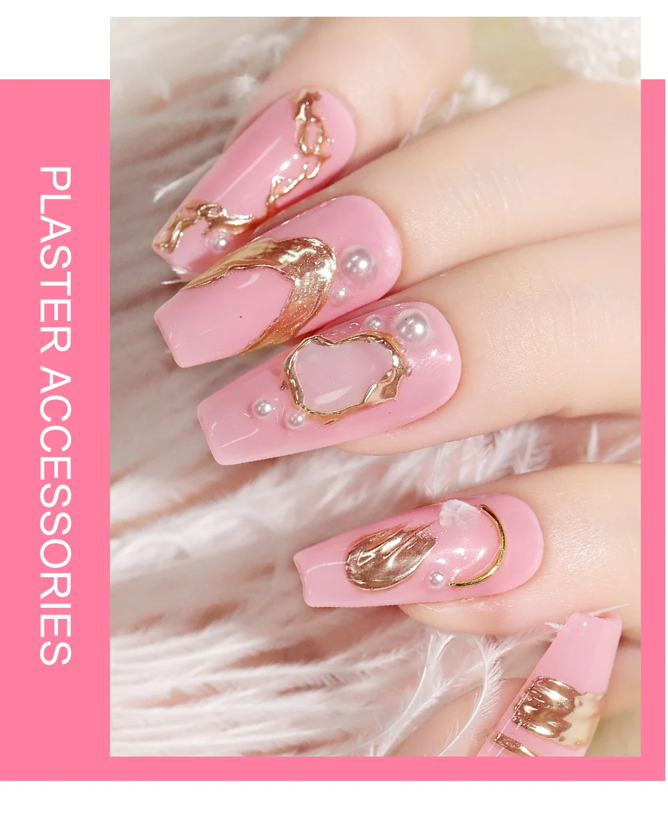 Poly Nail Gel Kit with UV Light All-in-One Manicure Extension Set 3 Colors Starter Pack with Slip Solution & Chrome Powder 12 poly nail gel kit uv lamp extension set spu981496136027 desc 12